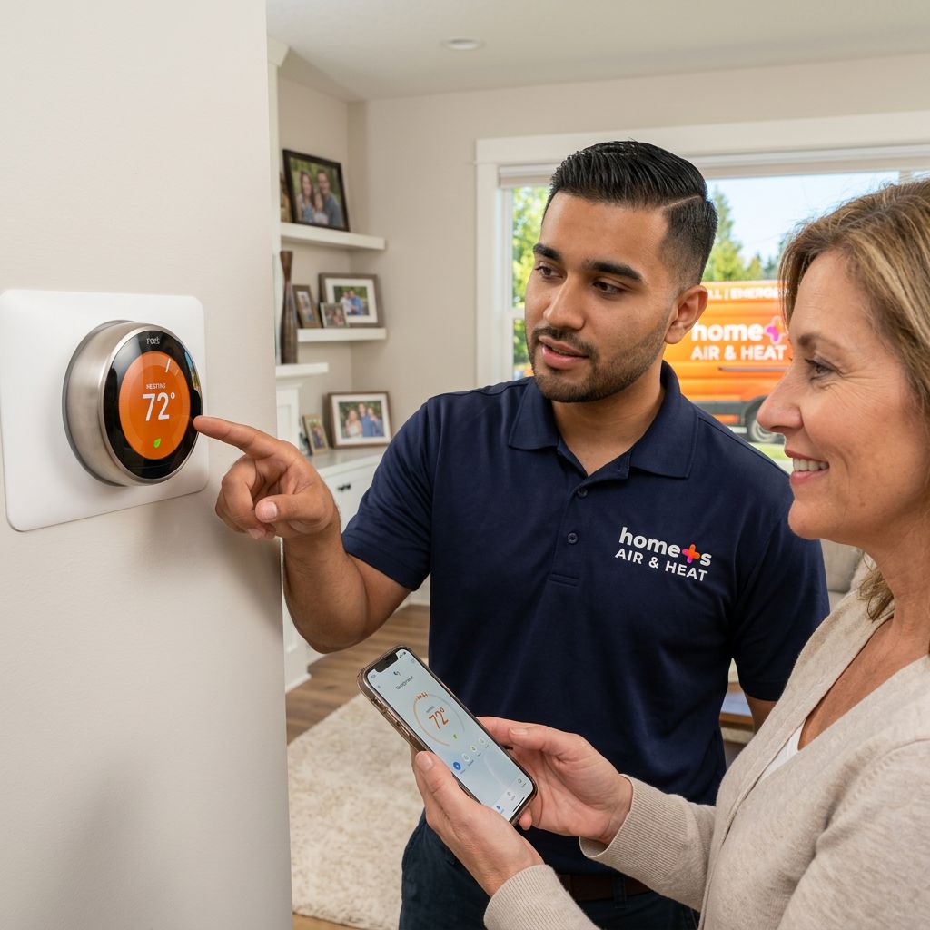 Smart Thermostats Services — Home+ Air and Heat